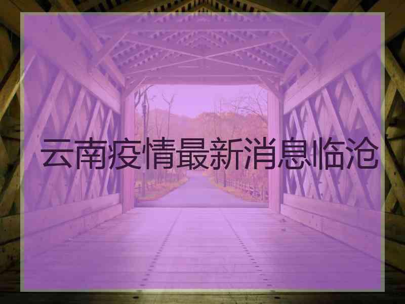 云南疫情最新消息临沧 云南疫情最新消息临沧