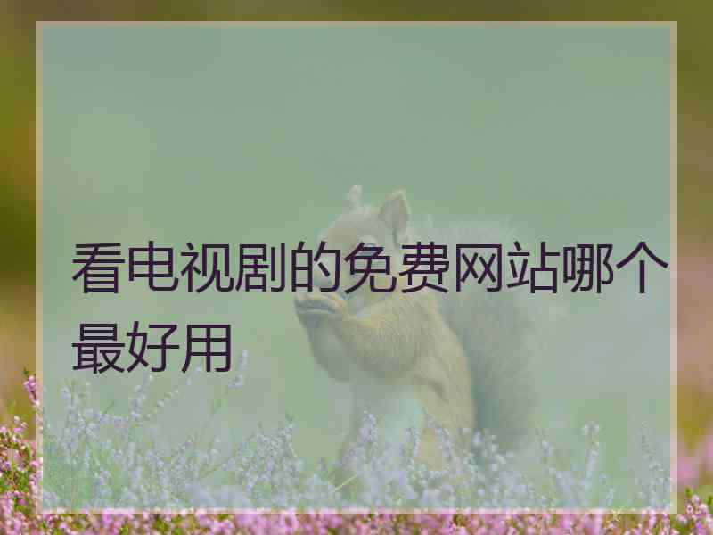 看电视剧的免费网站哪个最好用 看电视剧的免费网站哪个最好用