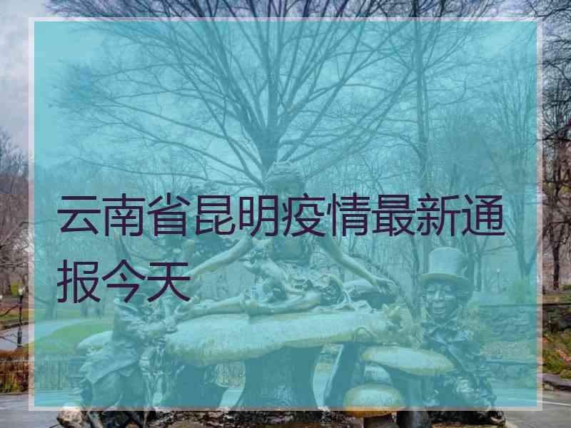 云南省昆明疫情最新通报今天 云南省昆明疫情最新通报今天