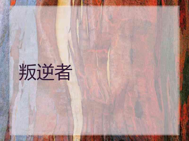 叛逆者 叛逆者