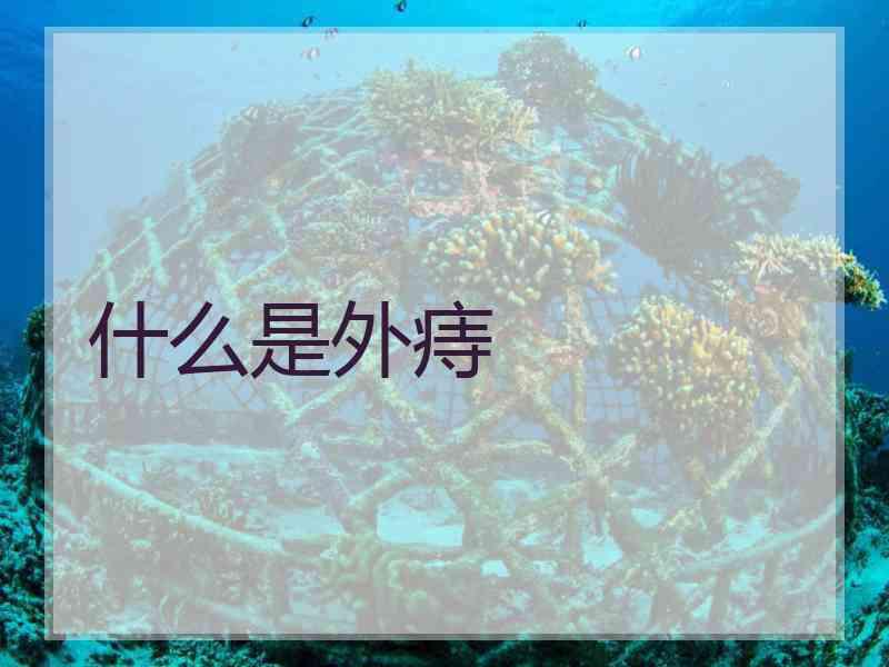 什么是外痔 什么是外痔