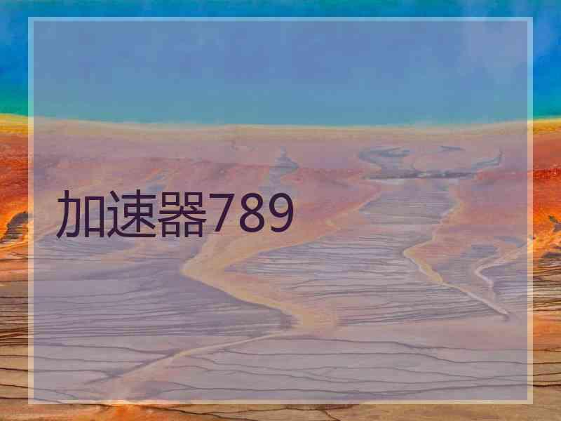 加速器789 加速器789