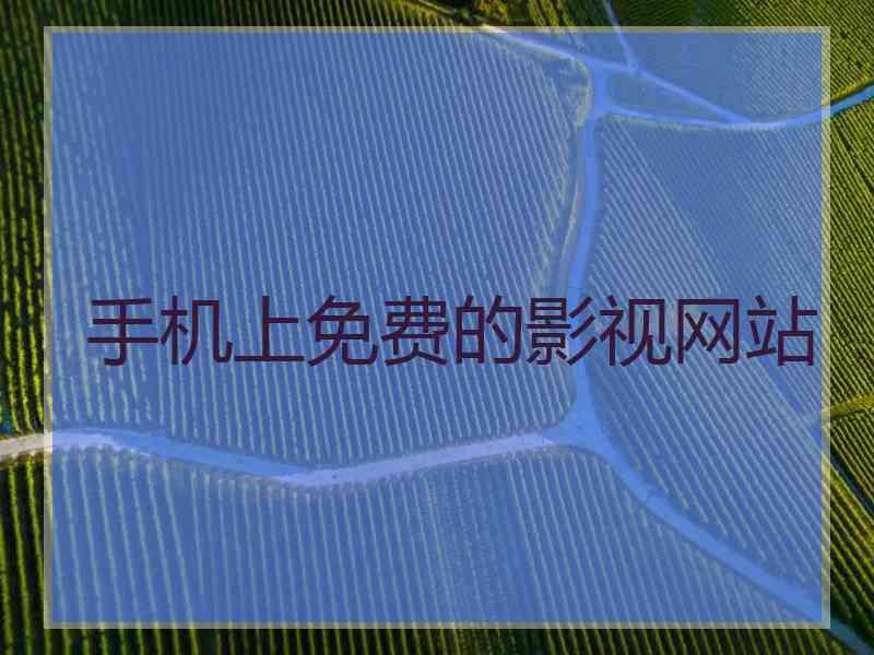 手机上免费的影视网站