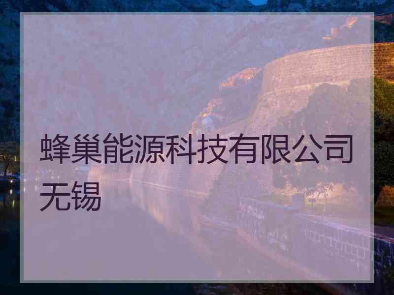 蜂巢能源科技有限公司无锡