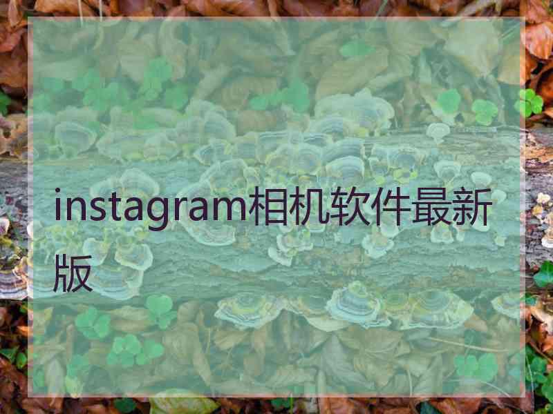 instagram相机软件最新版