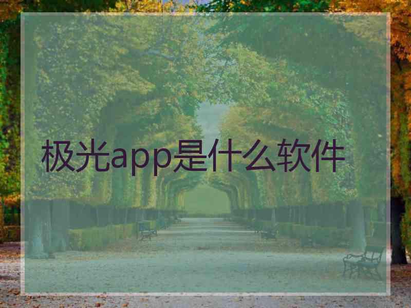 极光app是什么软件